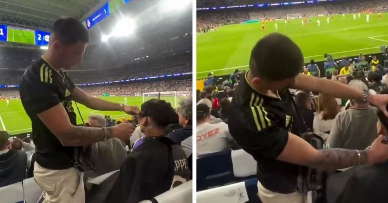 En sonunda bunu da gördük! Maçın ortasında traş oldu