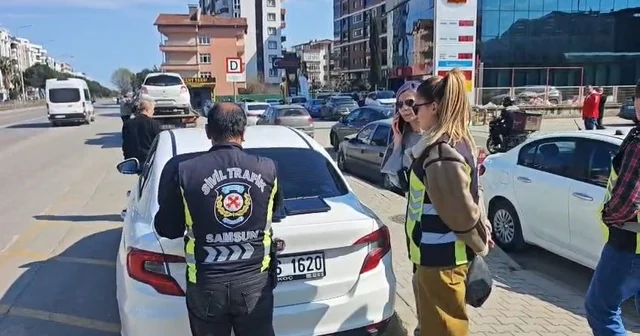 Korsan kadın taksiciye 100 bin TL para cezası Samsun Haberleri