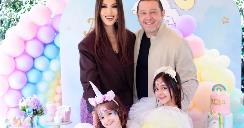 Nihat Kahveci ve Fulya Sever Kahveci kızları Alya nın doğum gününü kutladı Magazin haberleri