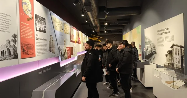 Trabzon da lise öğrencileri tarih dersini tarihi mekanlarda öğreniyor Trabzon Haberleri