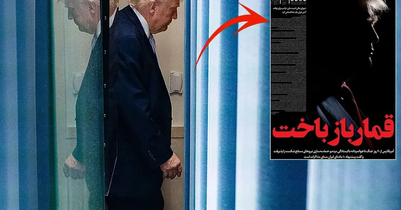 Trump görmesin! Ateşkes sonrası İran gazetesinin attığı manşete bakın