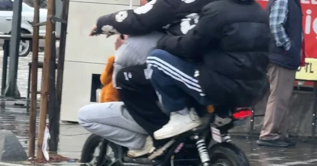 Elektrikli bisikletlerde tehlikeli yolculuklar kamerada Karabük Haberleri