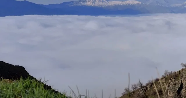 Bir mahalle sis denizinde kayboldu Diyarbakır Haberleri