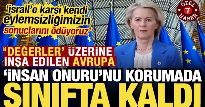 Değerler üzerine inşa edilen Avrupa insan onuru nu korumada sınıfta kaldı