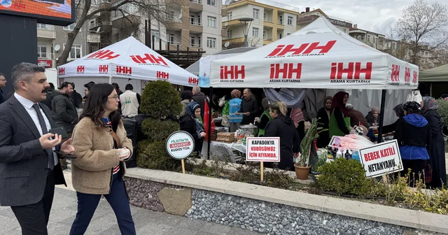 Nevşehir de Gazze ye destek amacıyla kermes düzenlendi Nevşehir Haberleri