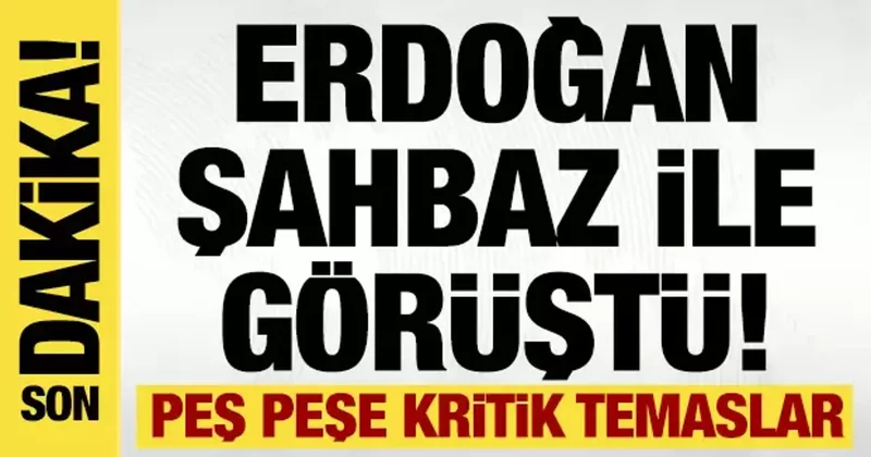 Erdoğan dan ateşkes sonrası peş peşe görüşmeler!