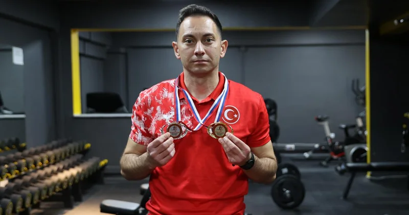 Emniyetin çevik atleti milli formayla madalyalar kazanıyor