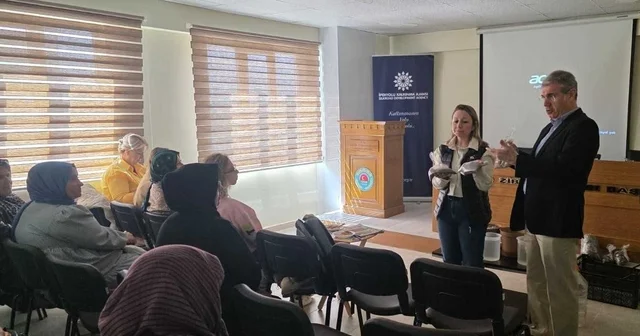 Kilis ve Gaziantep te kadın çiftçilere onarıcı tarım eğitimi verildi Gaziantep Haberleri