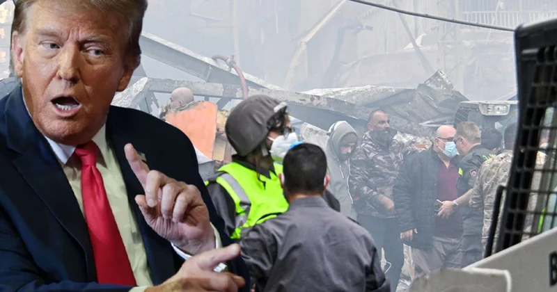 Trump ın İsrail in Lübnan daki katliamına ilk yorumu skandal