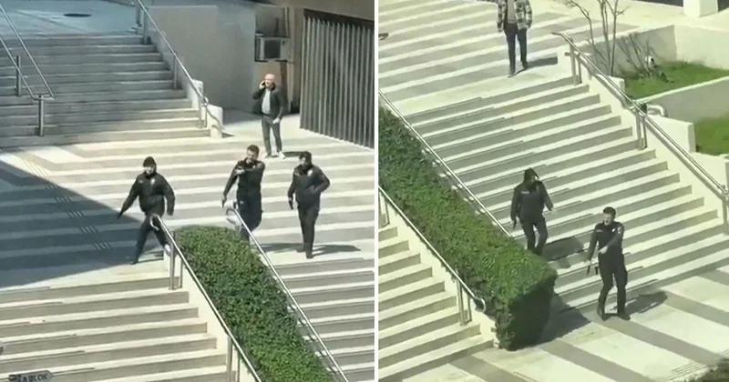 Teröristlerle çatışan polislerle dalga geçmişlerdi! O şahısların çalıştığı firmadan açıklama var