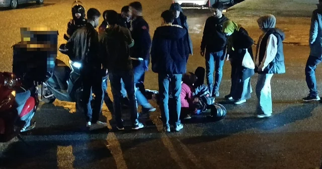 Batman da motosikletten savrulan kurye yaralandı Batman Haberleri