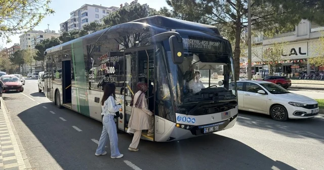 Büyükşehir in elektrikli otobüsleri hizmete başladı Kahramanmaraş Haberleri