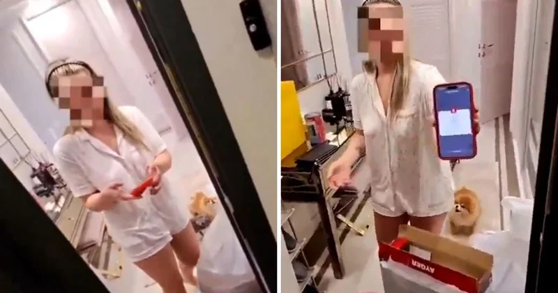 Kapıyı açan kadın öyle bir şey istedi ki! Kurye gözlerine inanamadı