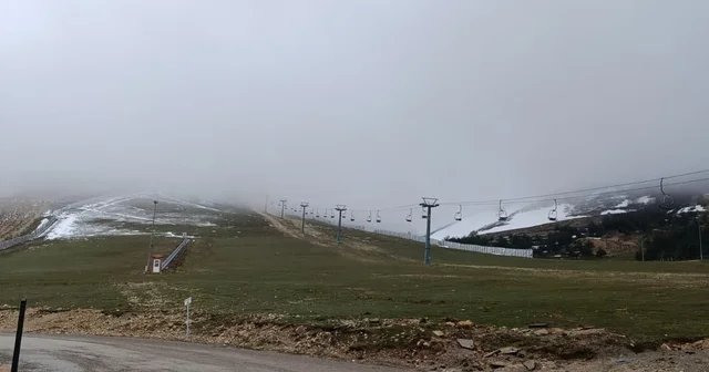 Ladik Akdağ da nisan karı sürprizi Samsun Haberleri