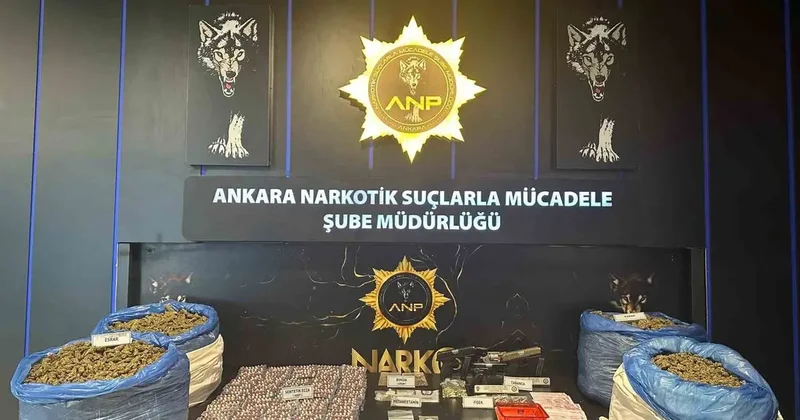 Ankara’da narkotik operasyonları: 107 gözaltı