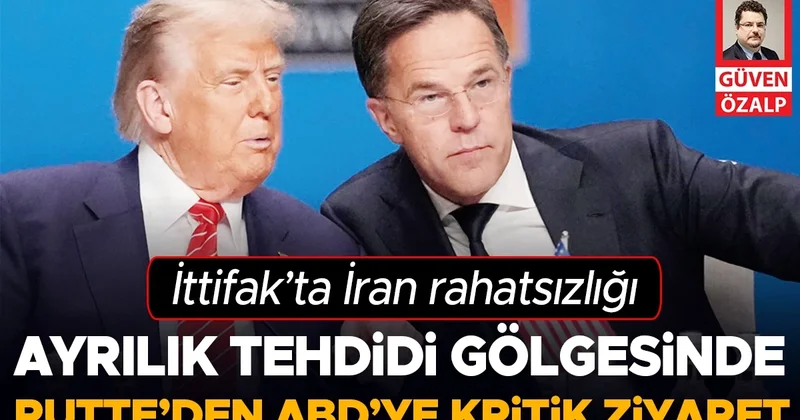 Ayrılık tehdidi gölgesinde Rutte’den ABD’ye kritik ziyaret
