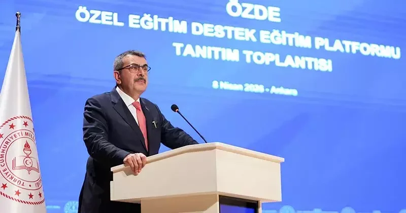 Bakan Tekin, ÖZDE platformunun tanıtımına katıldı