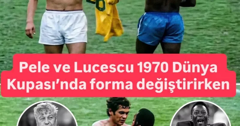 Bir fotoğrafa sığan tarih: İki efsane, Pele ve Lucescu yan yana