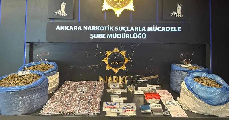 Ankara da uyuşturucu tacirlerine darbe: 41 kişi tutuklandı