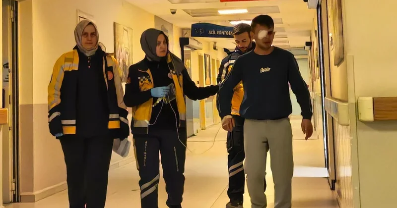 İşçinin gözüne ok gibi saplandı! Korkunç iş kazası Sözcü Gazetesi