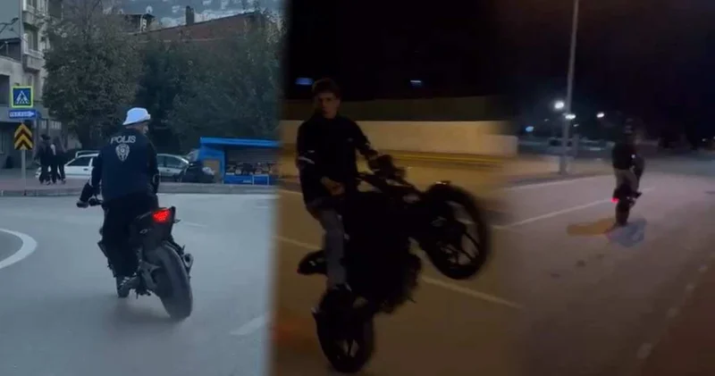 Polis yeleği giyip drift atınca unutamayacağı cezayı aldı!