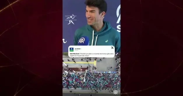 İspanyol atlet Filistin için dünyaya seslendi: “Masumlar için sessiz kalamayız”