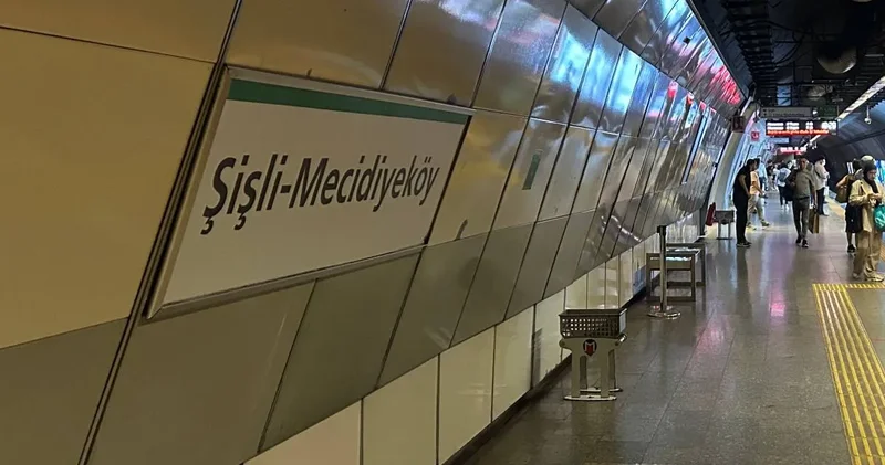 Son Dakika Mecidiyeköy metrosunda intihar girişimi! Seferler aksadı