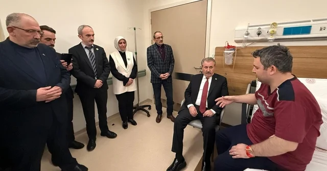 Destici, kaza geçiren Kaymakam Kurt u hastanede ziyaret etti Eskişehir Haberleri