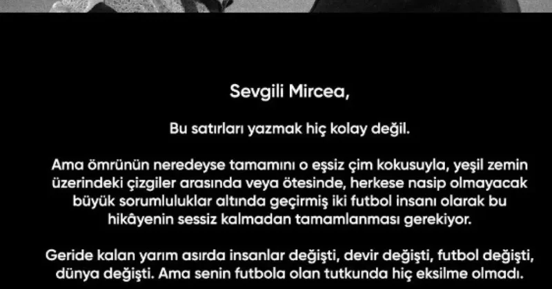 Fatih Terim den Lucescu ya duygusal veda: Kader seni çok sevdiğin İstanbul a...