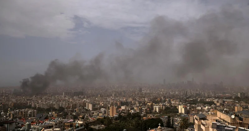Soykırımcı İsrail ordusu Beyrut a şiddetli hava saldırıları düzenliyor