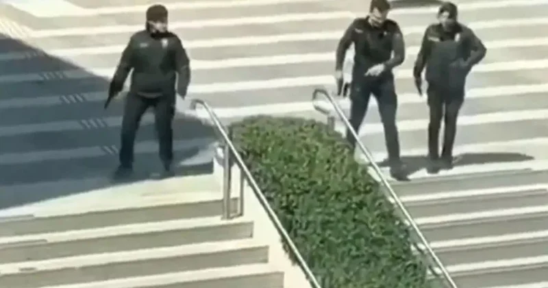 Konsolosluktaki çatışmayı telefonla kaydederken alaycı ifadeler kullandılar! 8 kişi gözaltında