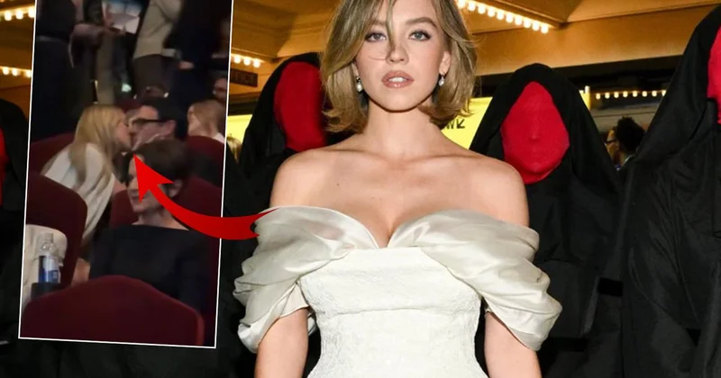Sydney Sweeney ile Scooter Braun galada dudak dudağa