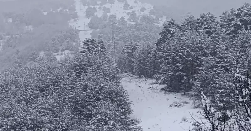 Çankırı’da kar yağışı etkili oldu