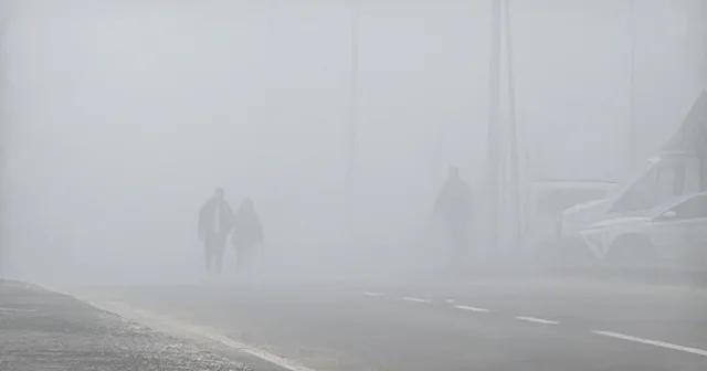 Diyarbakır da sis görüş mesafesini 20 metreye kadar düşürdü Diyarbakır Haberleri