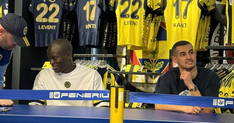 Fenerbahçe de Kante ve Levent Mercan taraftarlarla buluştu!