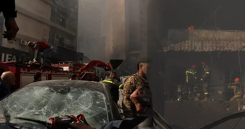 Lübnan da İsrail katliamı! 10 dakikada 100 bomba atıldı: Yüzlerce ölü var