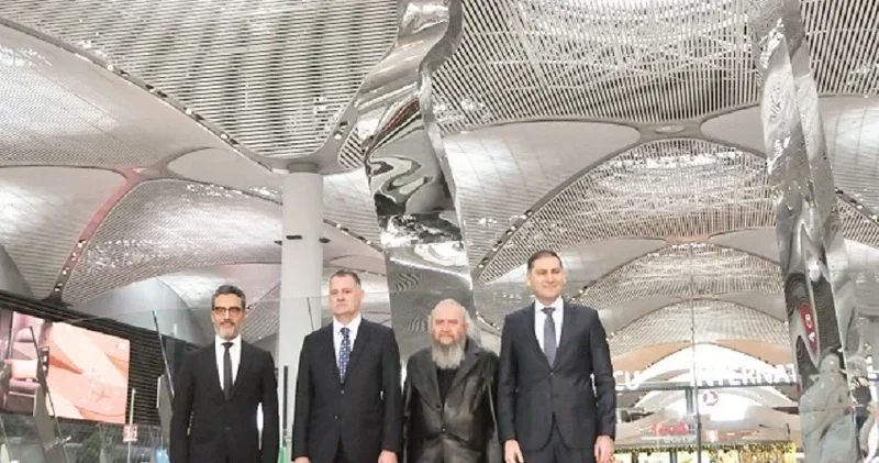 38 metrelik heykel İGA’da sergilendi Kültür Sanat Haberleri