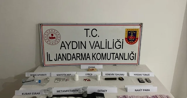 Germencik te uyuşturucu baskını: 5 gözaltı Aydın Haberleri