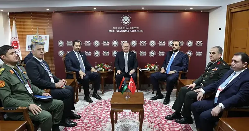 Bakan Güler, Libya Ulusal Ordusu Genel Komutan Yardımcısı ve Libya Savunma Bakan Vekili ile görüştü