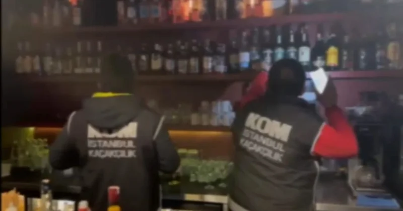 İstanbul da gece kulübü ve restoranlara sahte içki operasyonu: 2 ton 350 litre ele geçirildi