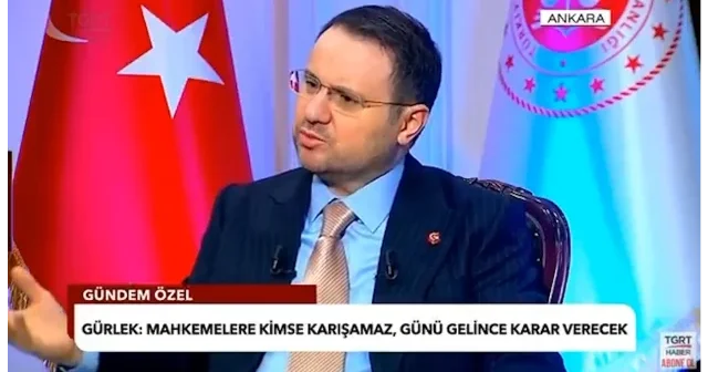 Adalet Bakanı Gürlek ten İmamoğlu na net tepki: Mahkemede selamlama konuşması diye bir usul yok VİDEO İZLE