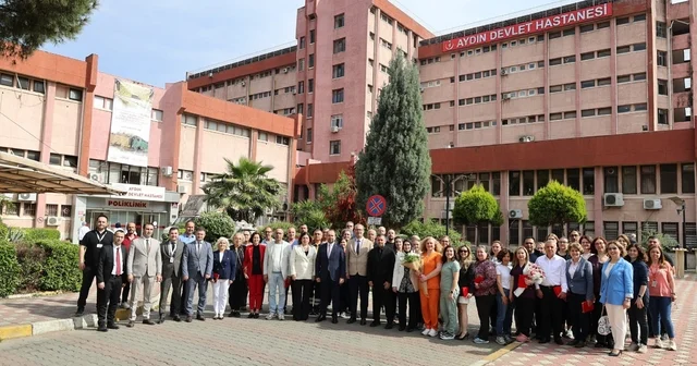 Aydın Devlet Hastanesi ne veda programı düzenlendi Aydın Haberleri