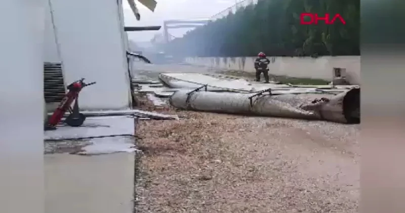 Son Dakika Sakarya OSB deki fabrikada patlama!