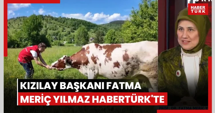 Kızılay Başkanı Fatma Meriç Yılmaz Habertürk te