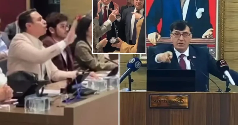 Kütahya Belediye Meclisinde ortalık karıştı: Burası sizin at çiftliğiniz değil
