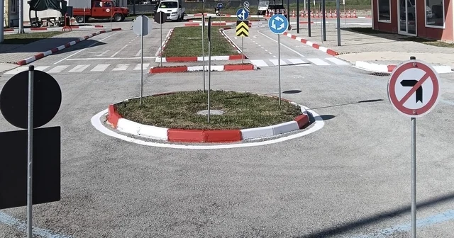 Uşak Çocuk Trafik Eğitim Parkı yenileniyor Uşak Haberleri