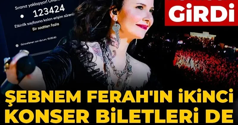 Şebnem Ferah ın ikinci konser biletleri de kapış kapış gitti! Binlerce kişi kuyruğa girdi
