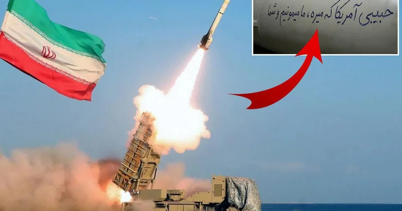 İran ın BAE ye fırlattığı füzede yazan not: Habibi, Amerika çekip gider; sonunda baş başa kalırız