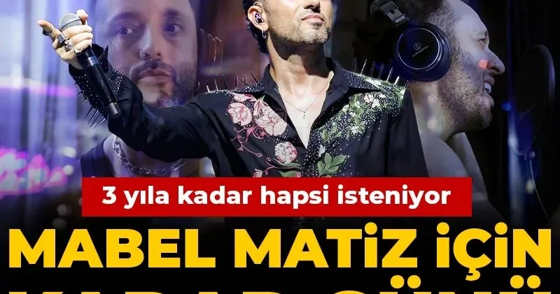 Mabel Matiz için karar günü! 3 yıla kadar hapsi isteniyor