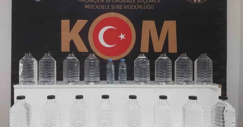 Kırşehir’de kaçak içki ve etil alkol ele geçirildi